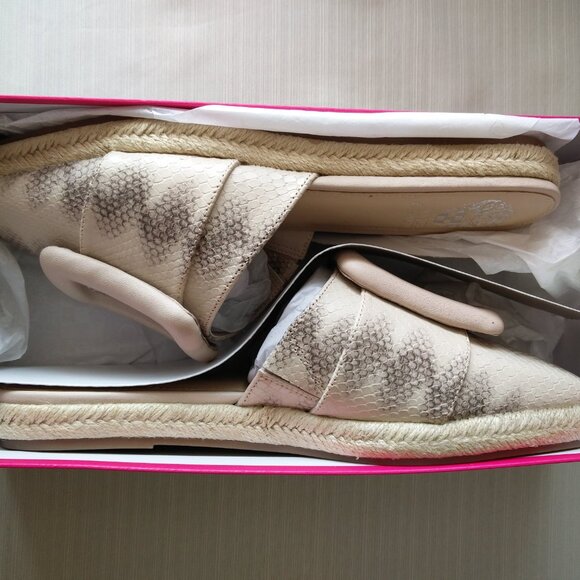 Vince Camuto Espadrille leather mule with buckle size 8.5 - Picture 2 of 5